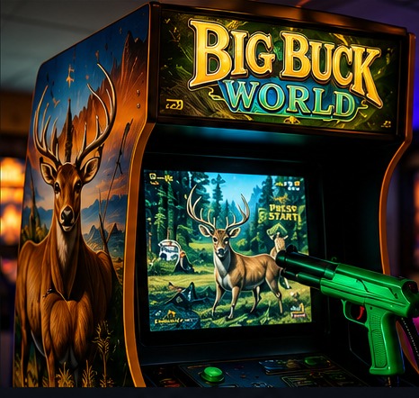 Big Buck World arcade cabinet
