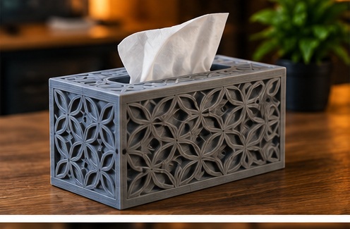 3D printed tissue box cover